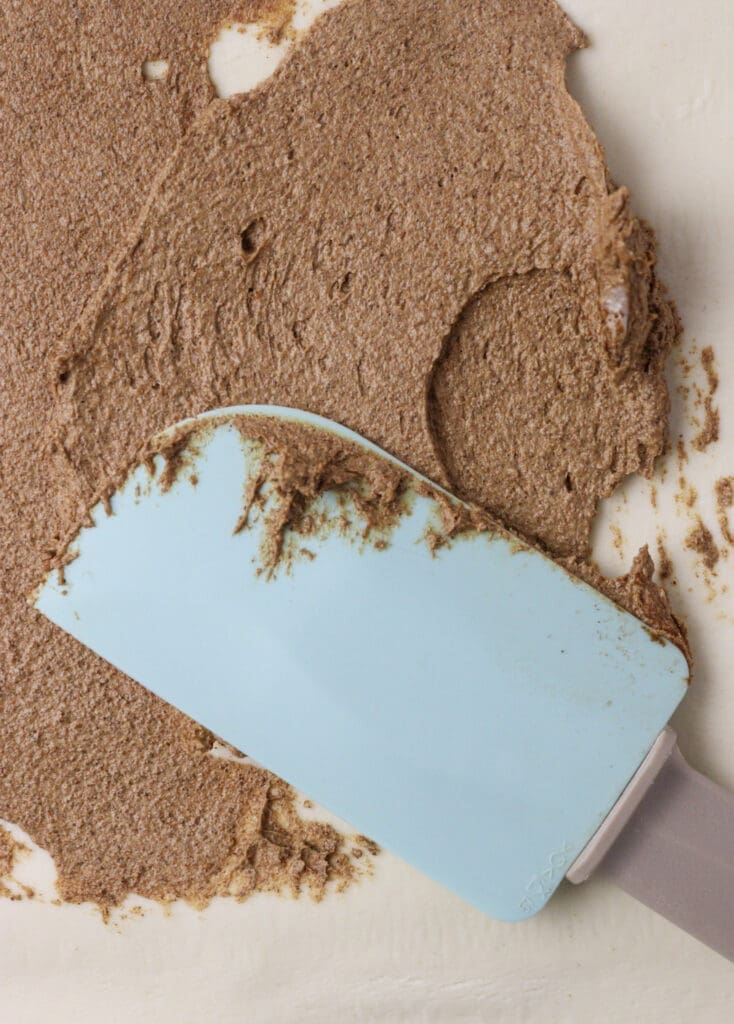 how to spread the filling on puff pastry sheet